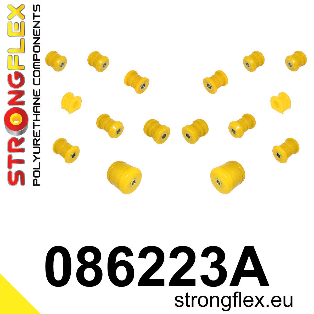 Kit bucse poliuretan Strongflex suspensie spate SPORT - Honda Prelude - 086223A