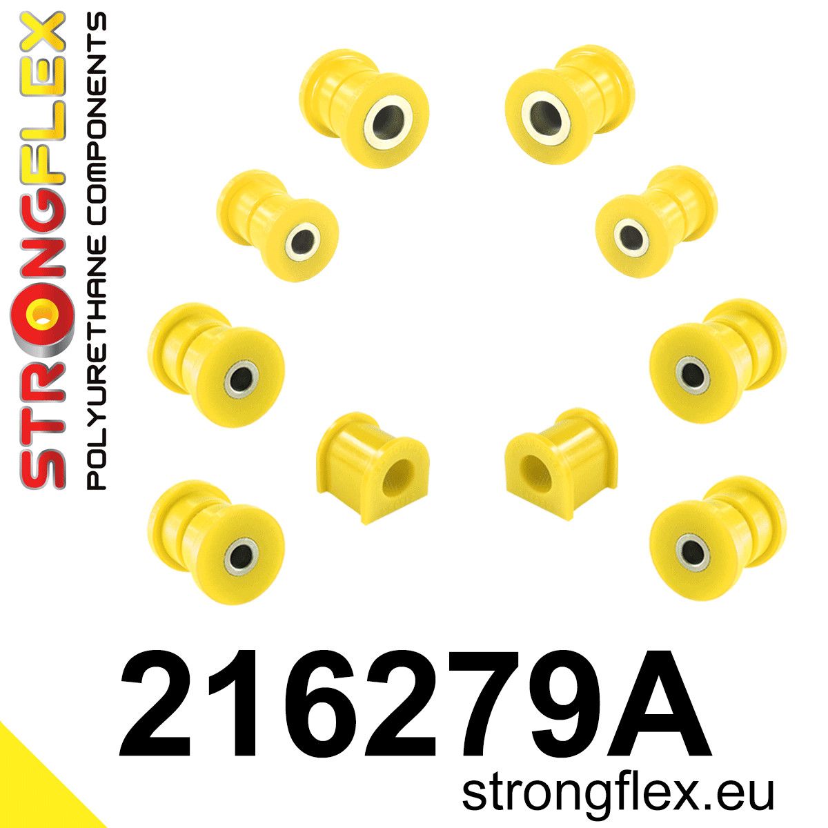 Kit bucse poliuretan Strongflex suspensie spate SPORT - Toyota Celica - 216279A