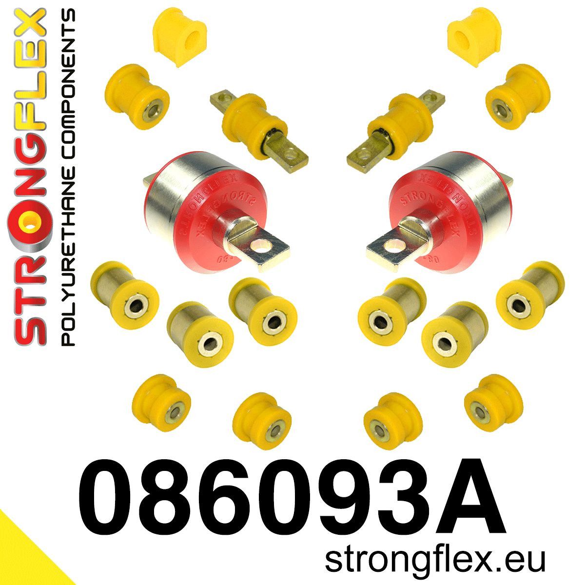 Kit bucse poliuretan Strongflex suspensie spate SPORT - Honda Civic - 086093A