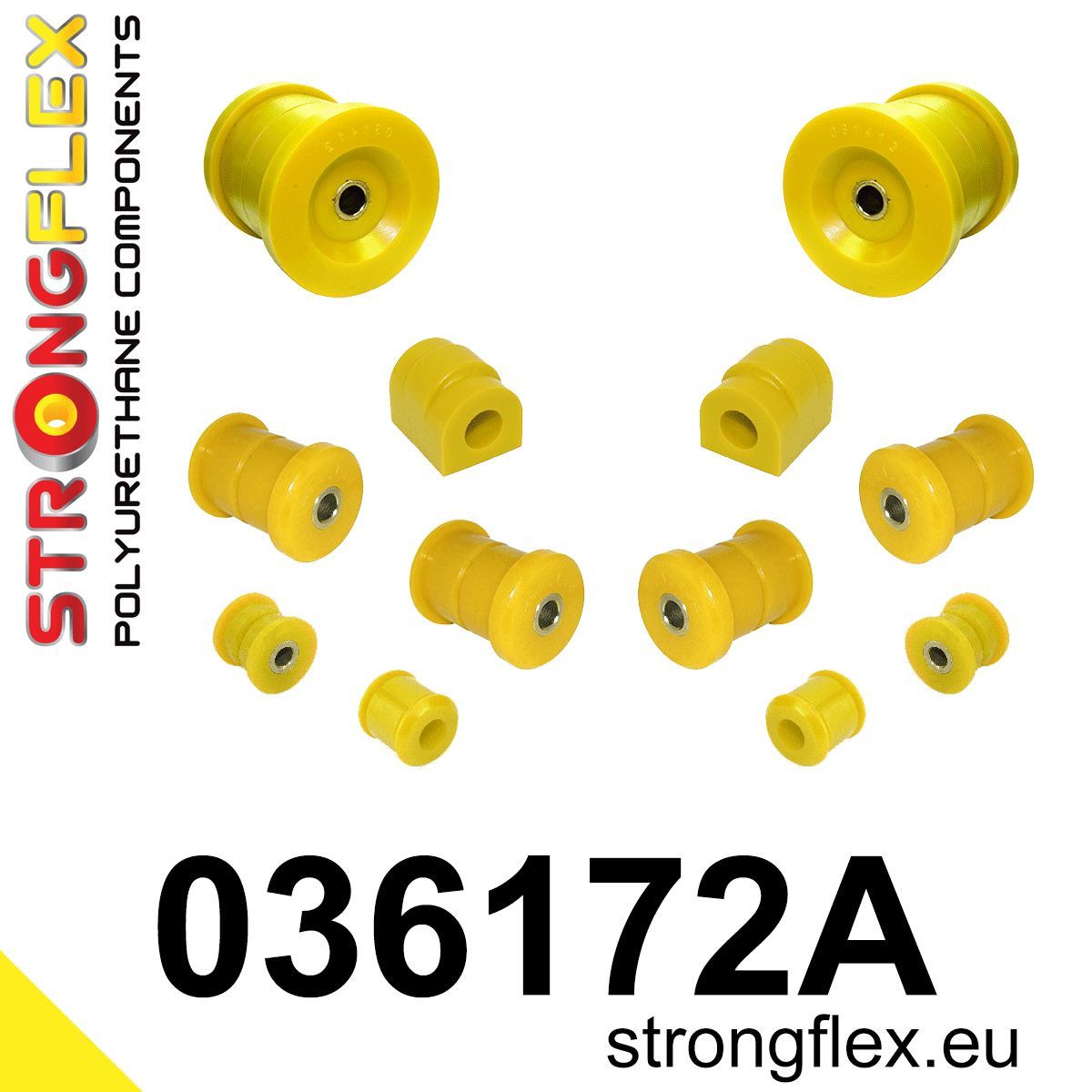 Kit bucse poliuretan Strongflex suspensie spate SPORT - BMW Seria 5 - 036172A