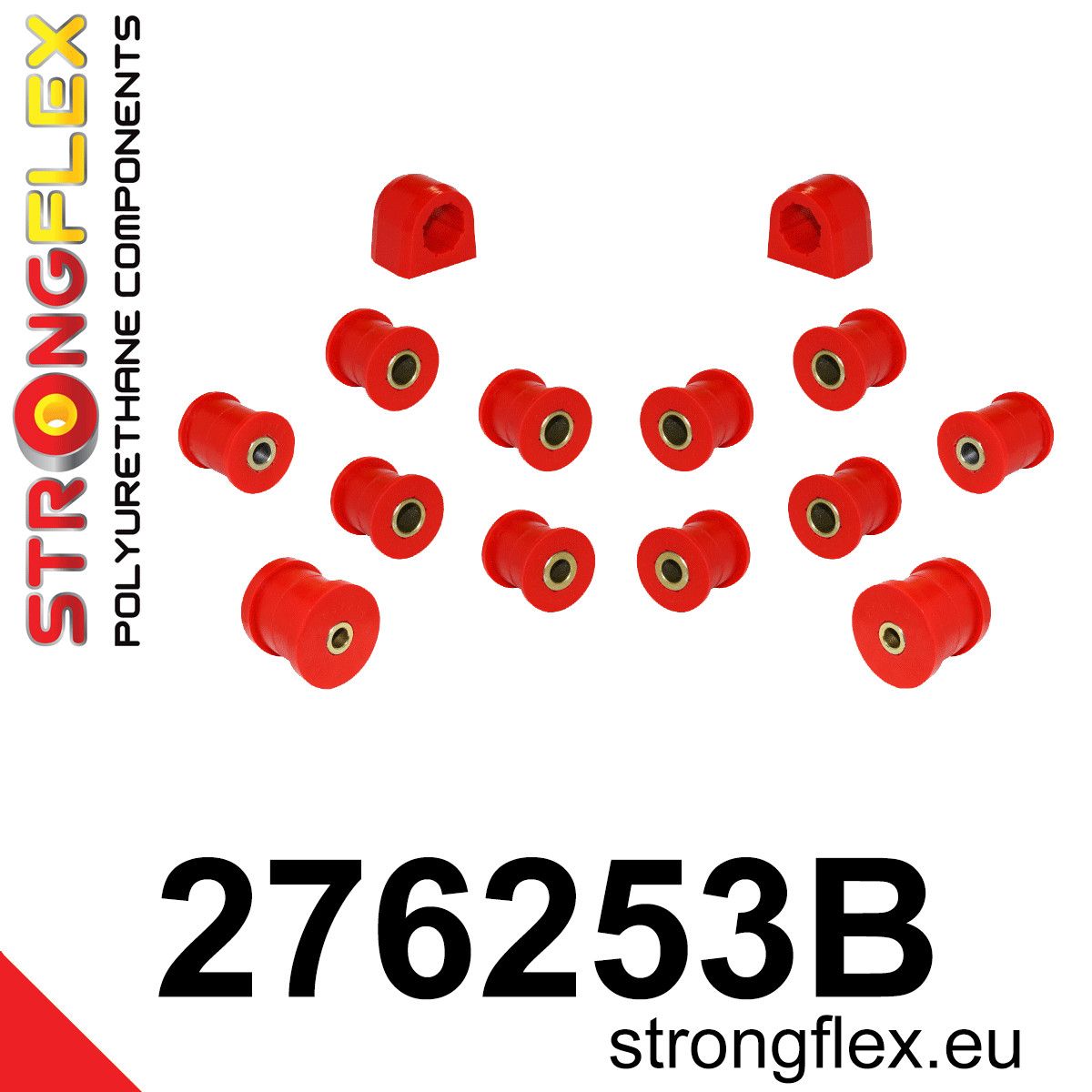 Kit bucse poliuretan Strongflex suspensie spate - Subaru Forester - 276253B