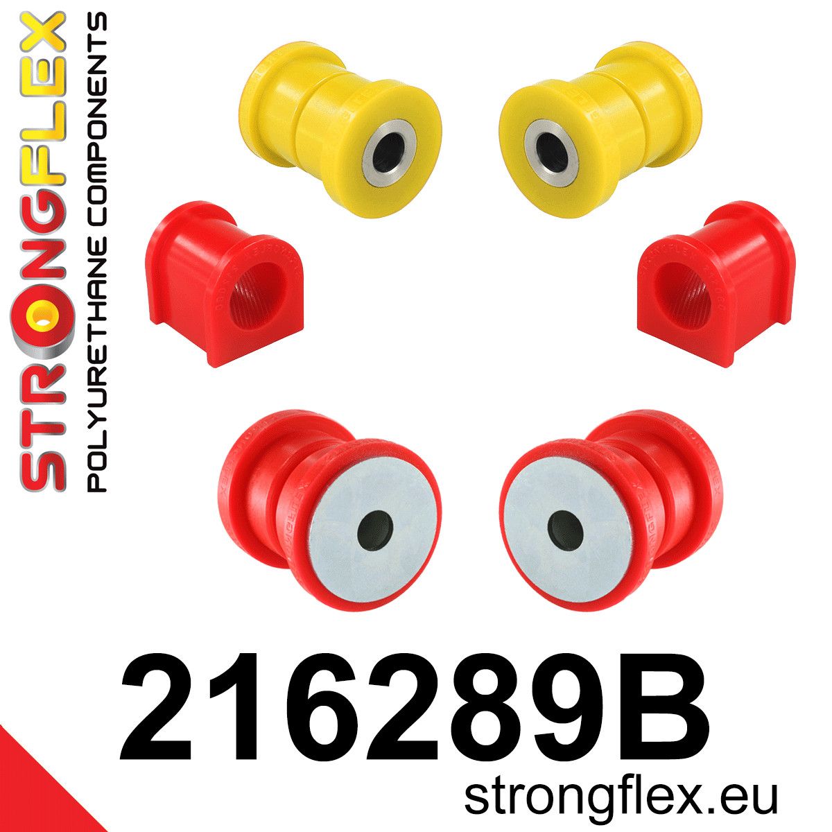 Kit bucse poliuretan Strongflex suspensie fata - Toyota RAV4 - 216289B