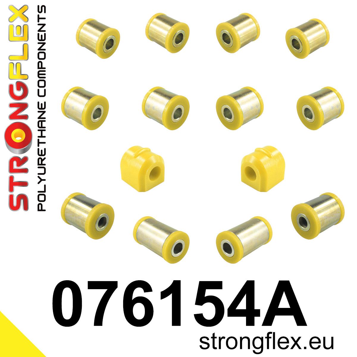 Kit bucse poliuretan Strongflex suspensie spate SPORT - Ford Focus - 076154A