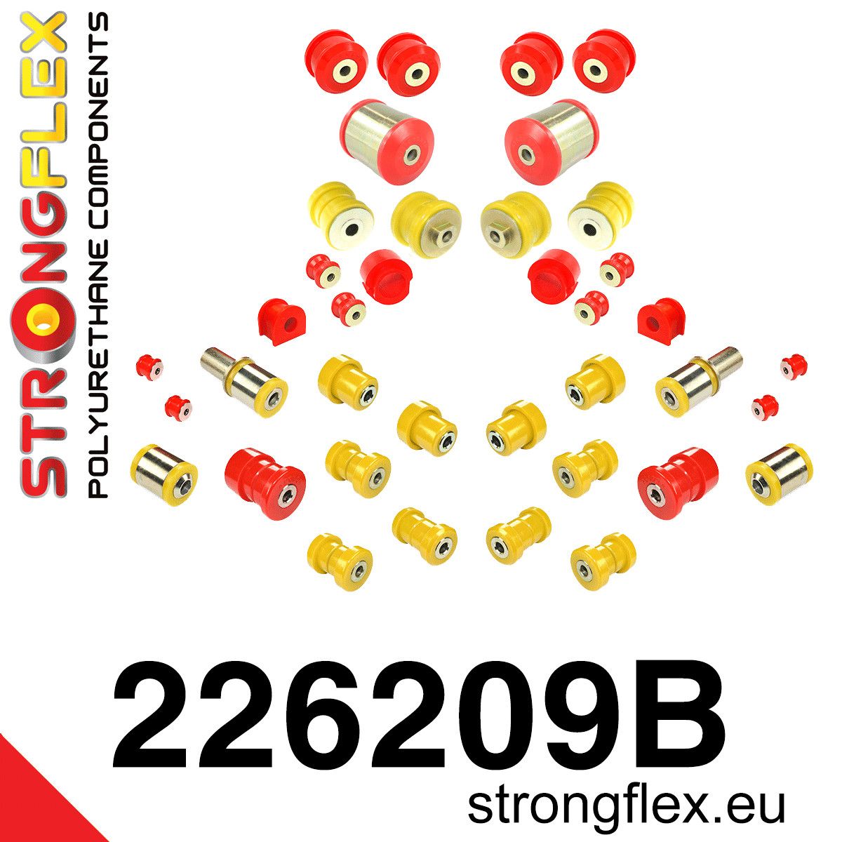 Kit complet suspensie poliuretan Strongflex fata si spate - Volkswagen Passat - 226209B