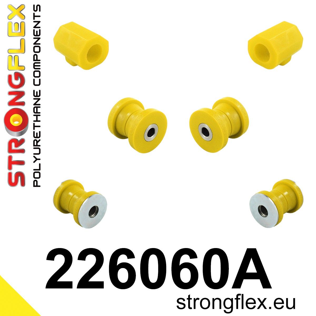 Kit bucse poliuretan Strongflex suspensie fata SPORT - Volkswagen Polo - 226060A