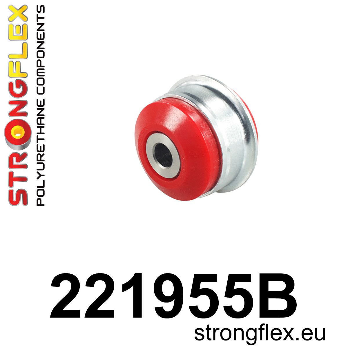 Bucsa poliuretan Strongflex posterioara brat inferior fata 60mm - Seat Ibiza / Volkswagen Polo - 221955B