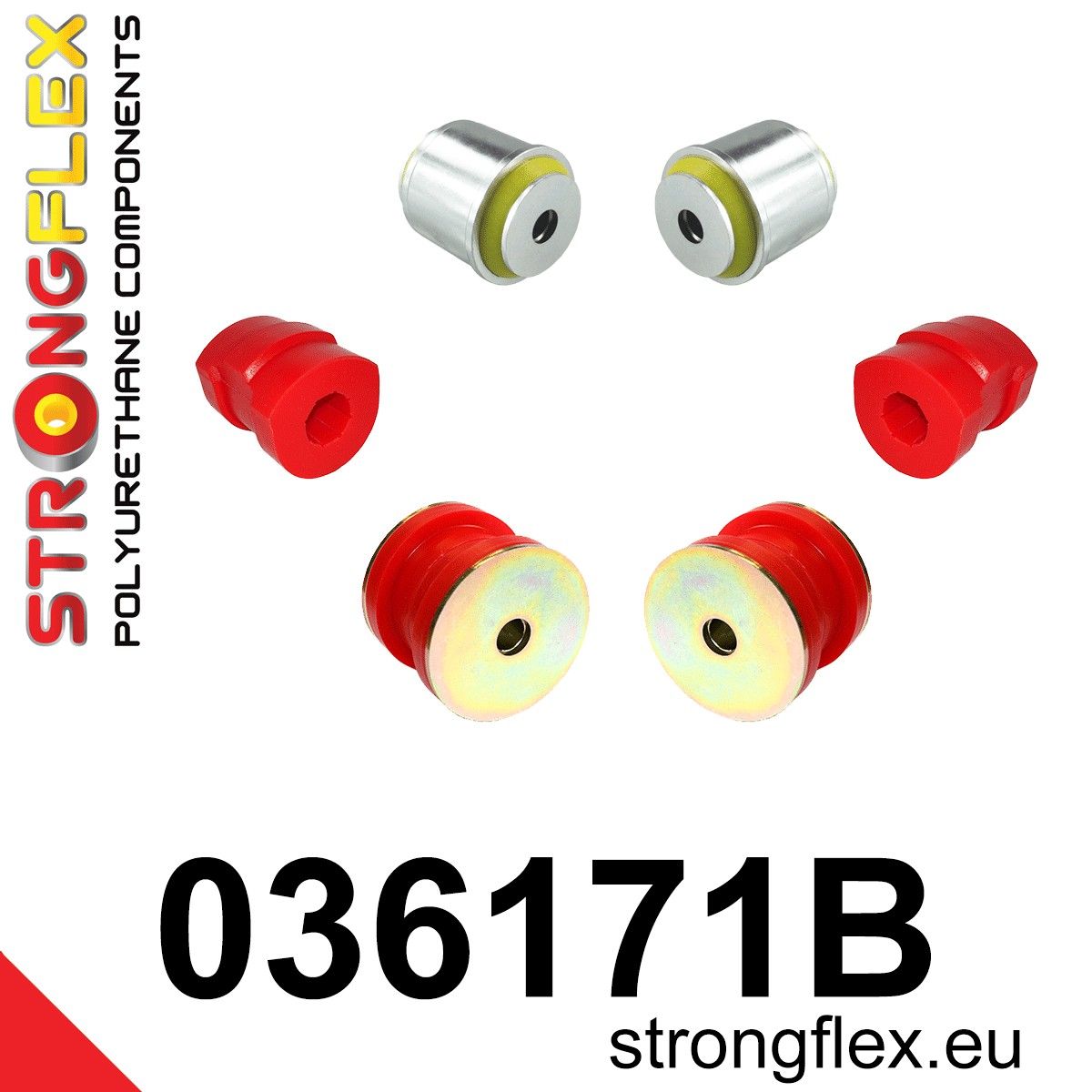 Kit bucse poliuretan Strongflex suspensie fata - BMW Seria 5 - 036171B