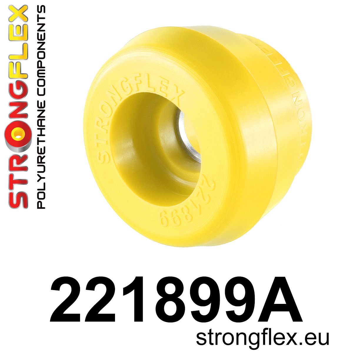 Bucsa poliuretan Strongflex flansa amortizor fata SPORT - Audi A3 / S3 / RS3, TT / TTS / TTRS / Seat Ibiza, Leon - 221899A