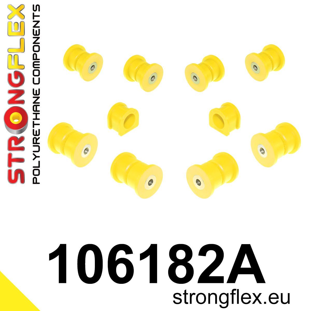 Kit bucse poliuretan Strongflex suspensie fata SPORT - Mazda RX-7 - 106182A
