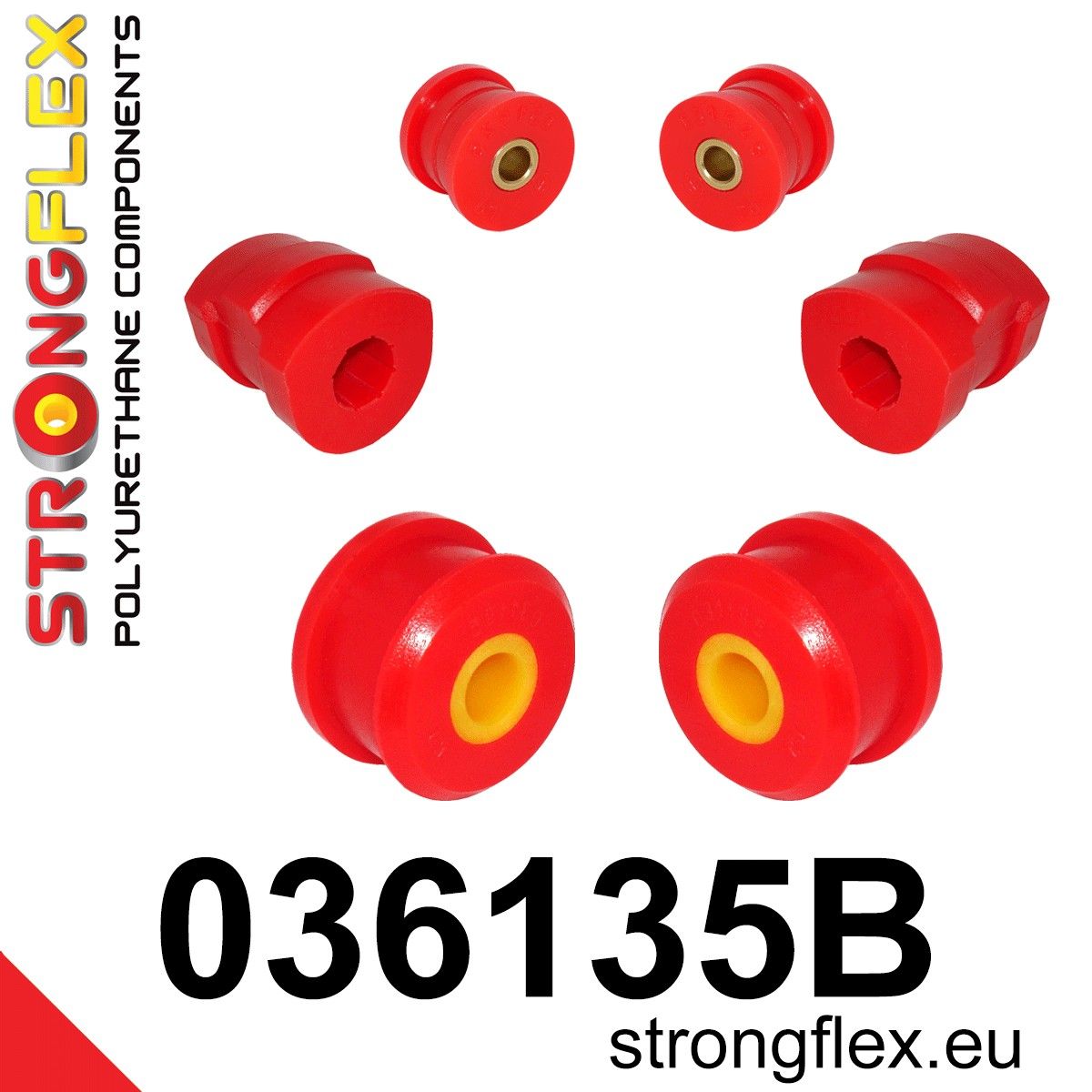 Kit bucse poliuretan Strongflex suspensie fata - BMW Seria 3, Z3 - 036135B