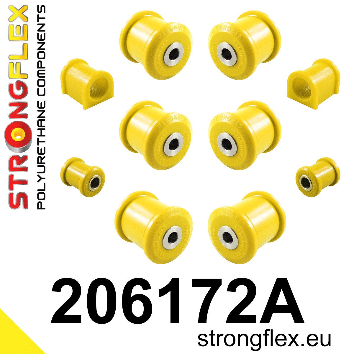 Kit bucse poliuretan Strongflex suspensie fata SPORT - Suzuki Jimny - 206172A
