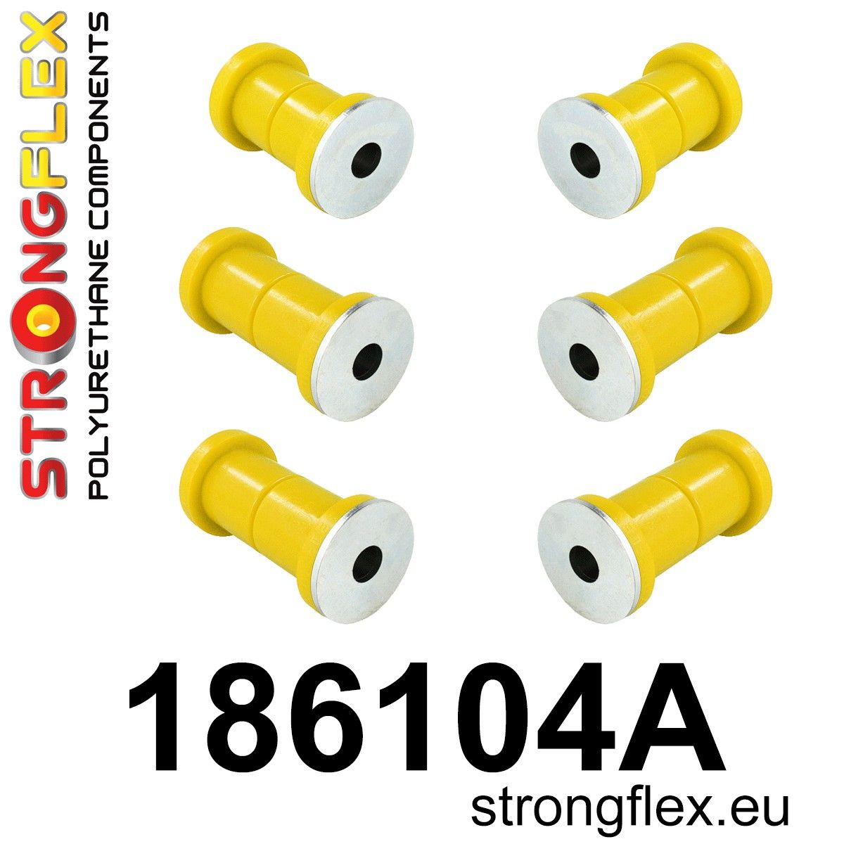 Kit bucse poliuretan Strongflex subcadru spate SPORT - Porsche 911 - 186104A