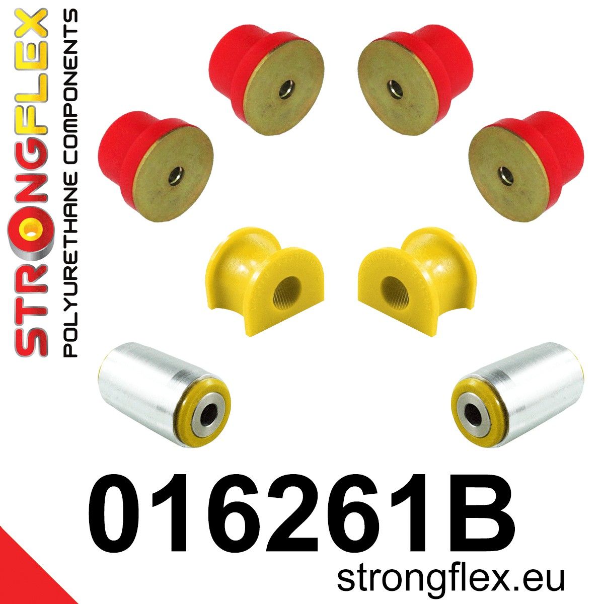 Kit bucse poliuretan Strongflex suspensie fata - Alfa Romeo 166 - 016261B