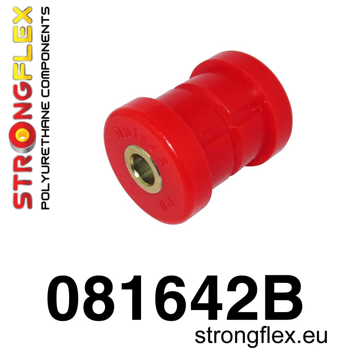 Piesa poliuretan Strongflex - frontala inferioara interioara Bucsa brat suspensie (SH models) - Honda Prelude - 081642B