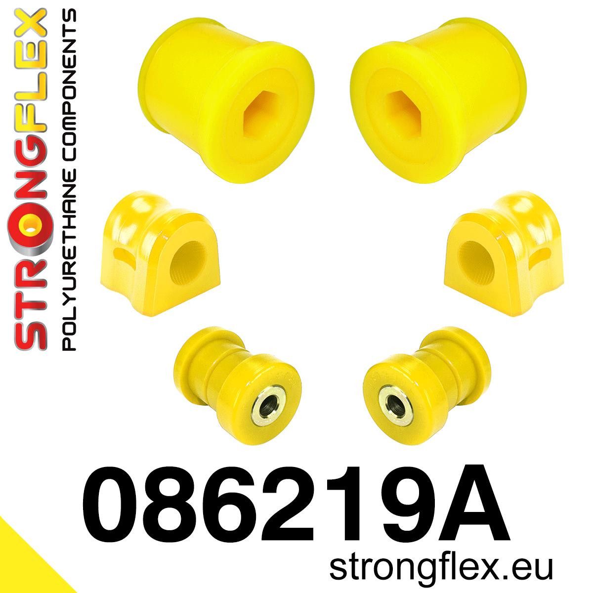 Kit bucse poliuretan Strongflex suspensie fata SPORT - Honda Civic - 086219A