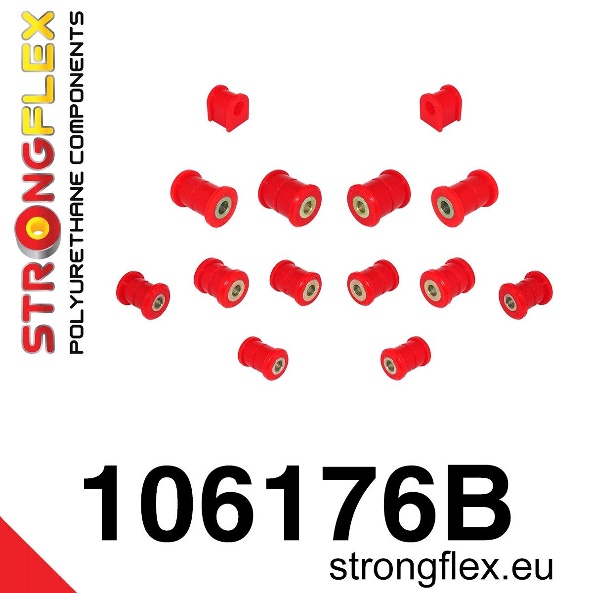Kit bucse poliuretan Strongflex suspensie spate - Mazda RX-8 - 106176B
