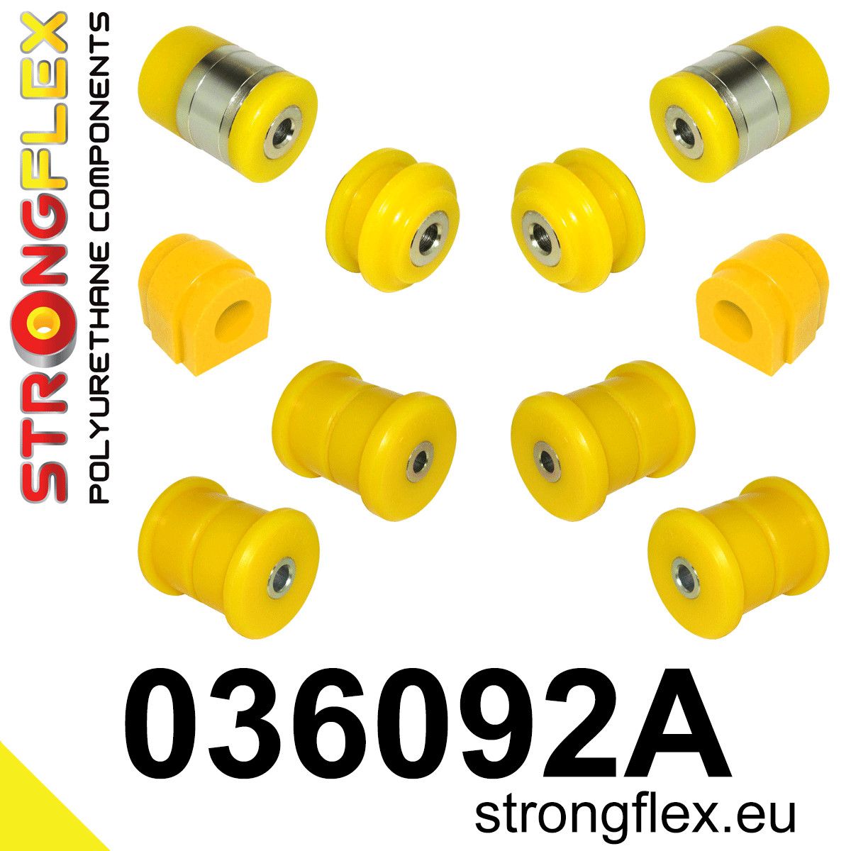 Kit bucse poliuretan Strongflex suspensie spate SPORT - BMW Seria 5, Seria 6 - 036092A