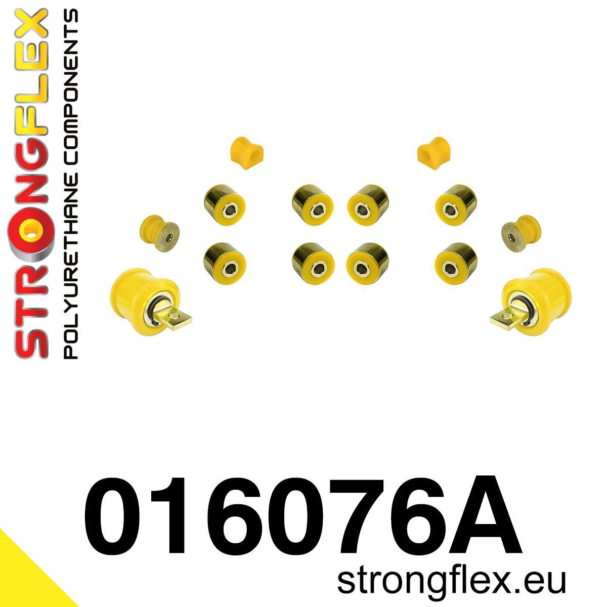 Kit bucse poliuretan Strongflex suspensie spate SPORT - Alfa Romeo 147, 156, GT - 016076A