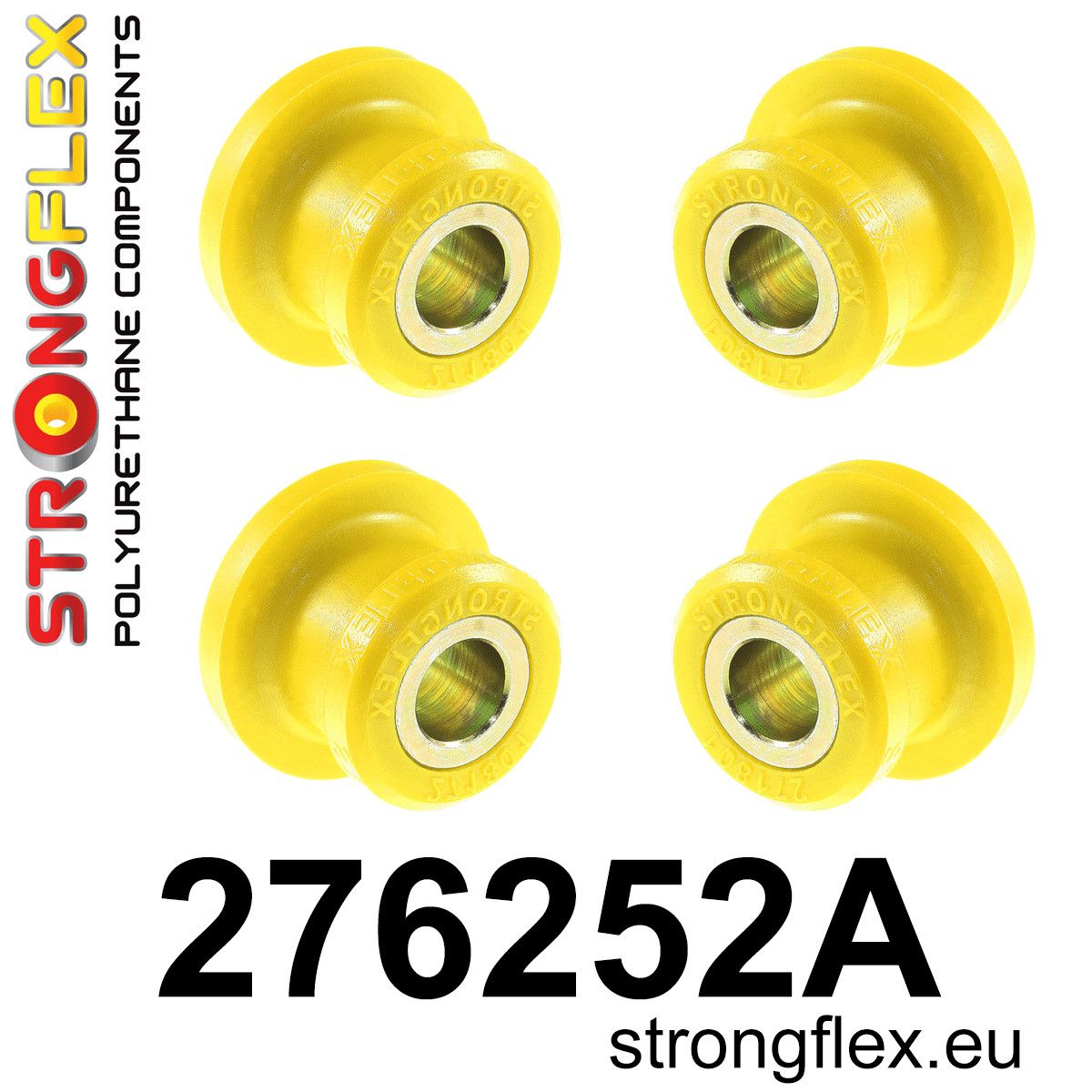 Kit bucse poliuretan Strongflex subcadru spate SPORT - Subaru Forester, Impreza, Legacy/Outback - 276252A