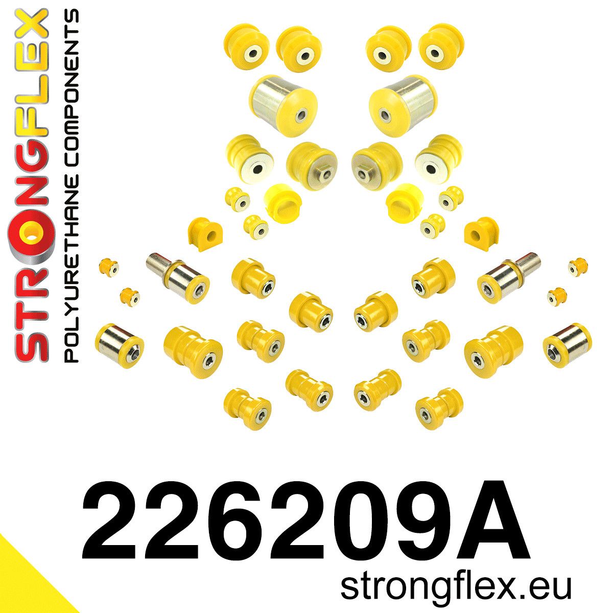 Kit complet suspensie poliuretan Strongflex fata si spate SPORT - Volkswagen Passat - 226209A