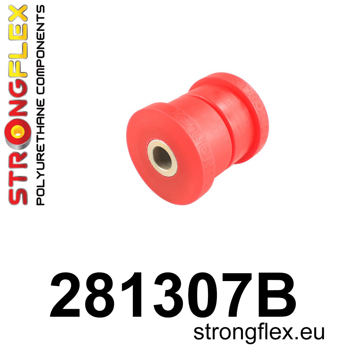 Piesa poliuretan Strongflex - posterioara track brat frontala Bucsa - Nissan Sunny / Pulsar / Sentra / Sabre - 281307B