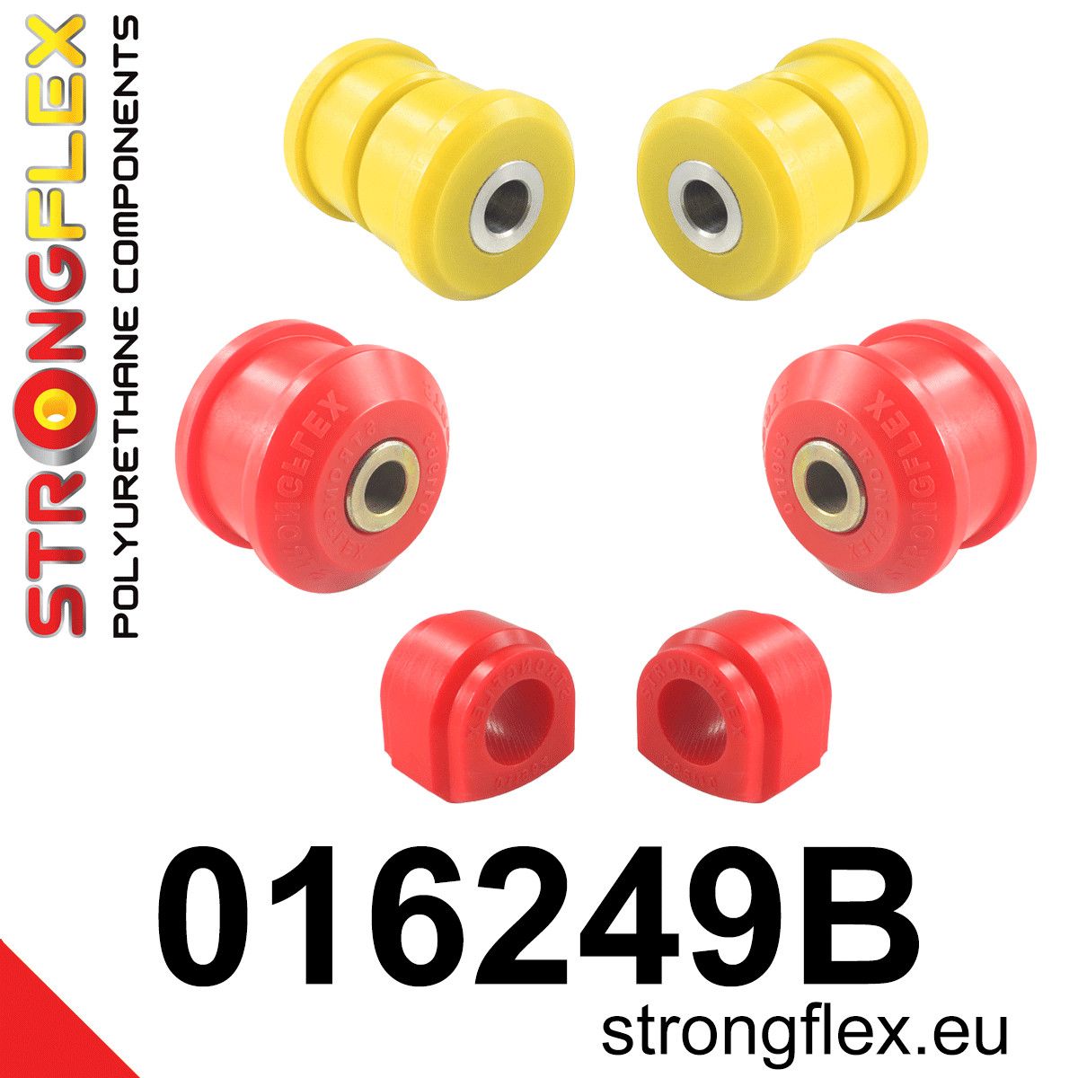 Kit bucse poliuretan Strongflex suspensie fata - Alfa Romeo Giulietta - 016249B