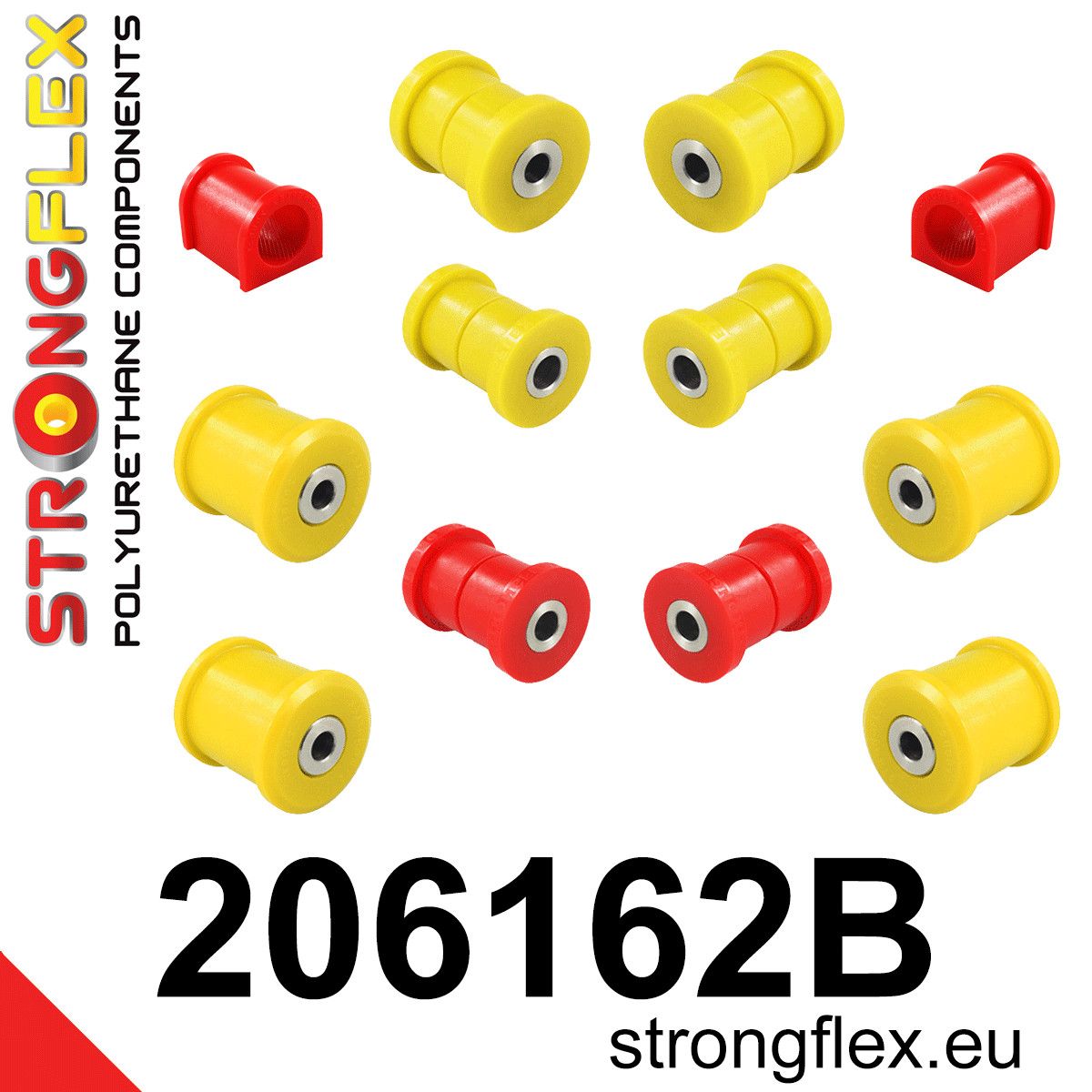 Piesa poliuretan Strongflex - frontala and Kit bucse suspensie spate - Suzuki Vitara - 206162B
