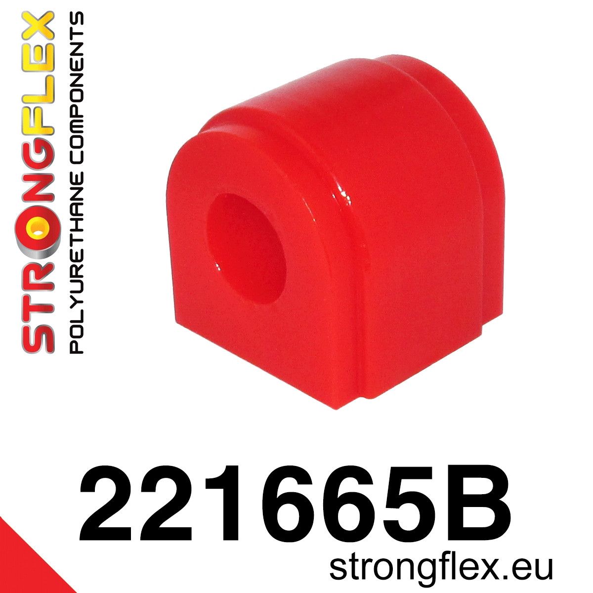 Bucsa poliuretan Strongflex bara stabilizatoare fata - Audi A3 / S3 / RS3, TT / TTS / TTRS / Seat Leon - 221665B