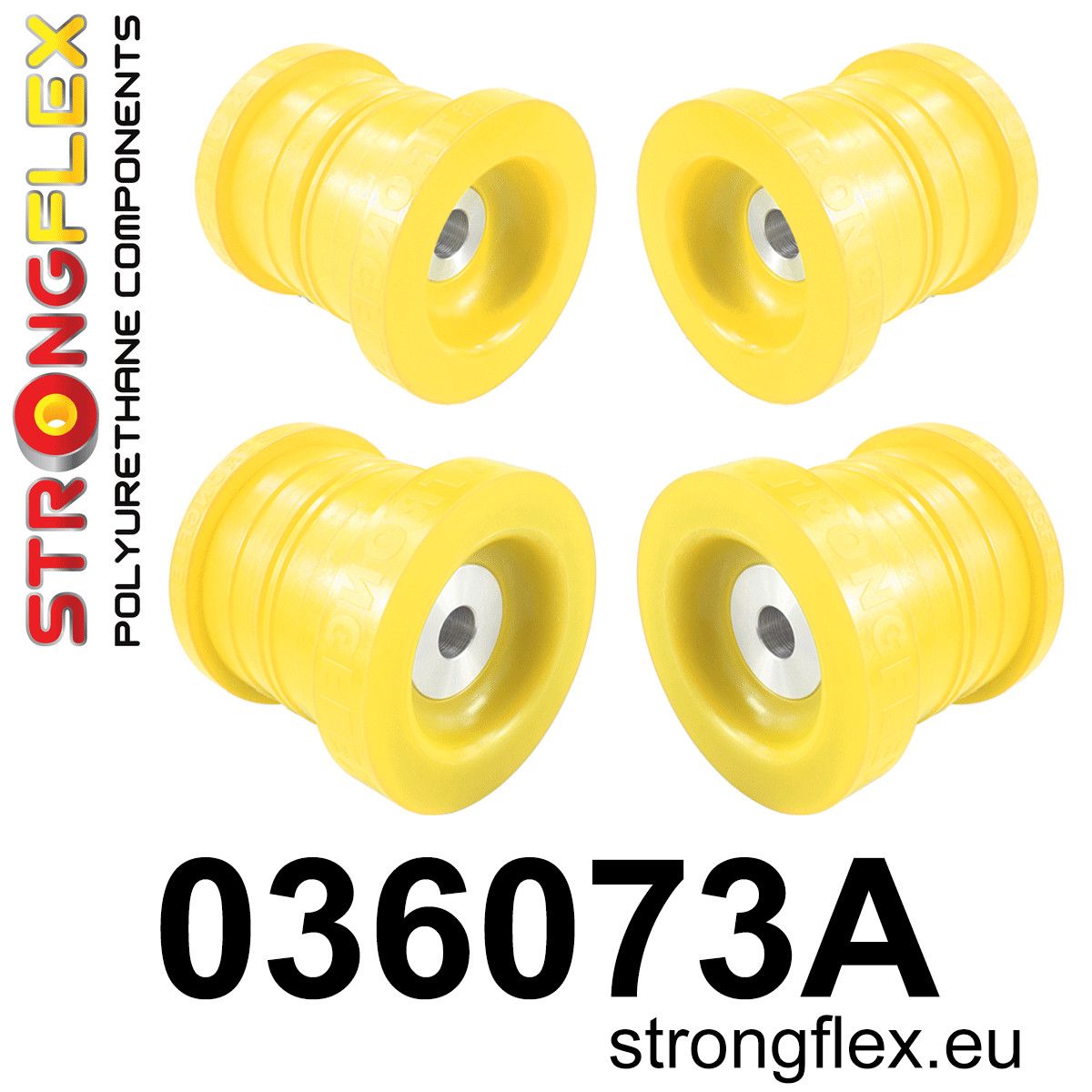 Kit bucse poliuretan Strongflex subcadru spate SPORT - BMW Seria 2, Seria 3, Seria 4, Z4 / Toyota Supra - 036073A