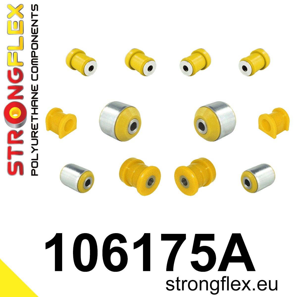 Kit bucse poliuretan Strongflex suspensie fata SPORT - Mazda RX-8 - 106175A