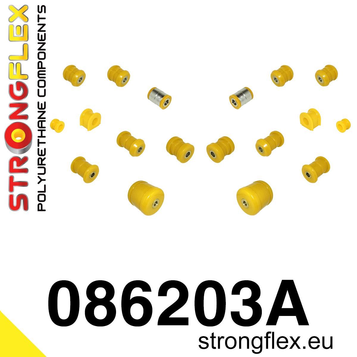 Kit bucse poliuretan Strongflex suspensie spate SPORT - Honda Prelude - 086203A