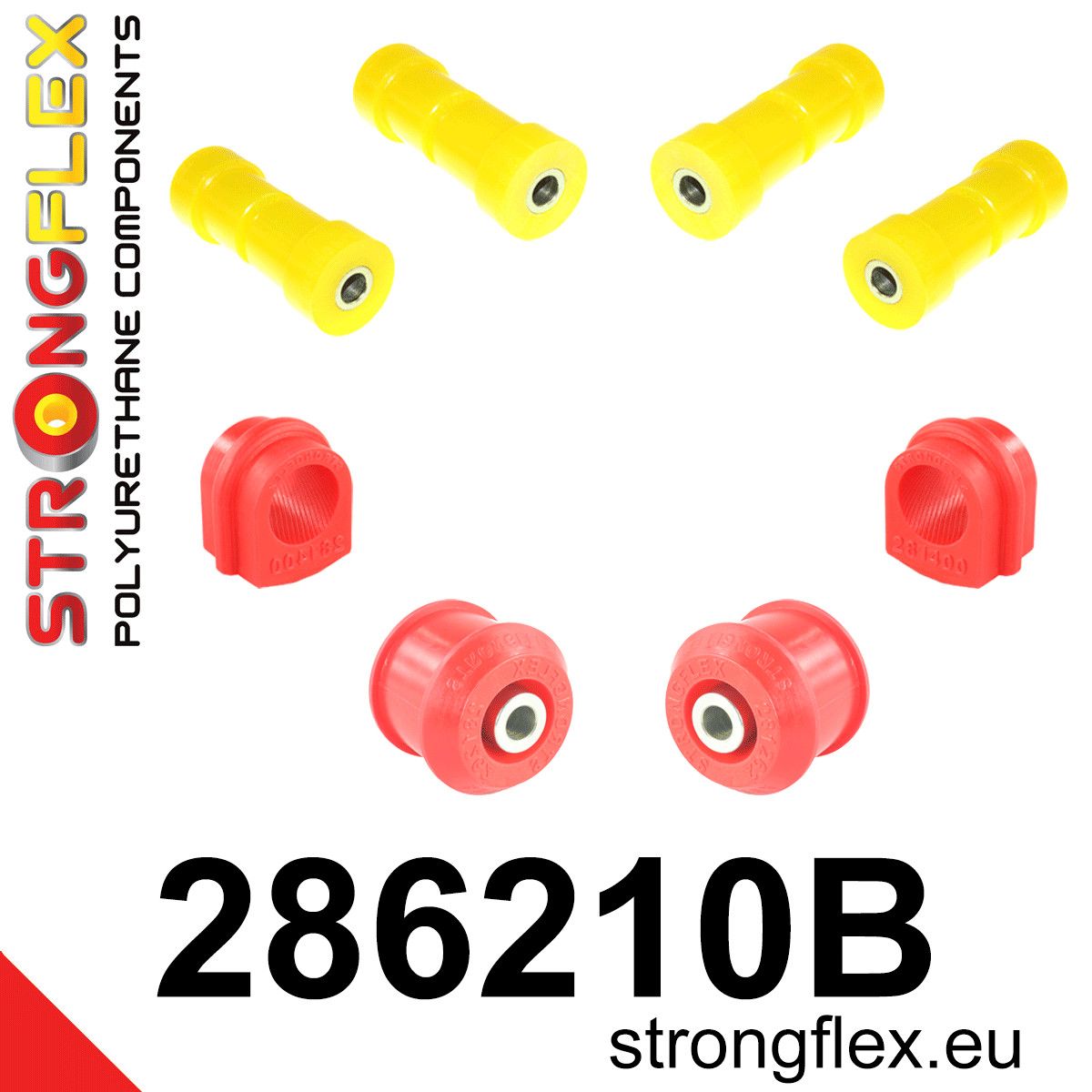 Kit bucse poliuretan Strongflex suspensie fata - Nissan Skyline - 286210B