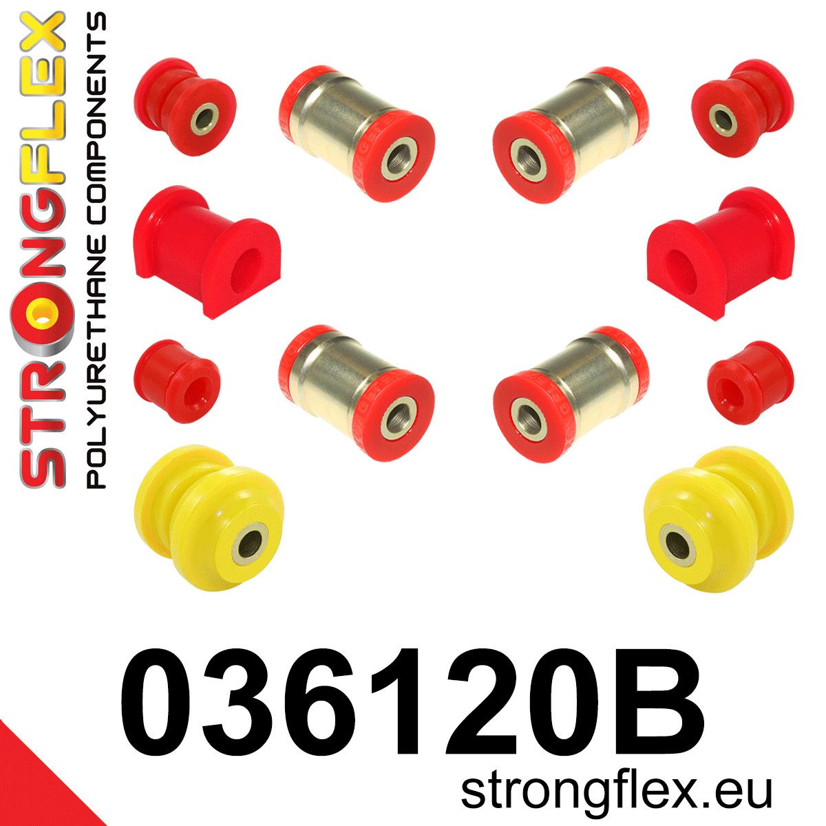 Kit bucse poliuretan Strongflex suspensie spate - BMW Z1 - 036120B