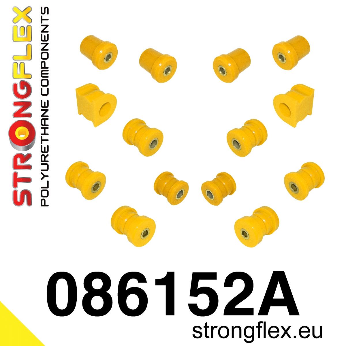 Kit bucse poliuretan Strongflex suspensie spate AP2 SPORT - Honda S2000 - 086152A