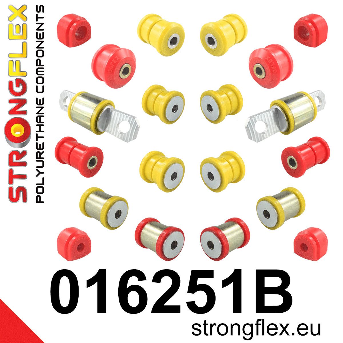 Kit complet bucse poliuretan Strongflex pentru suspensie - Alfa Romeo Giulietta - 016251B