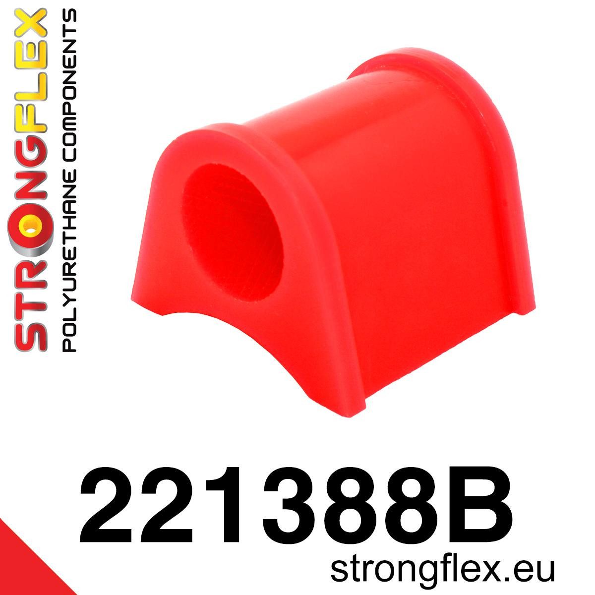 Piesa poliuretan Strongflex - posterioara anti roll bar mount - exterioara Bucsa - Volkswagen Golf, Jetta, Scirocco - 221388B