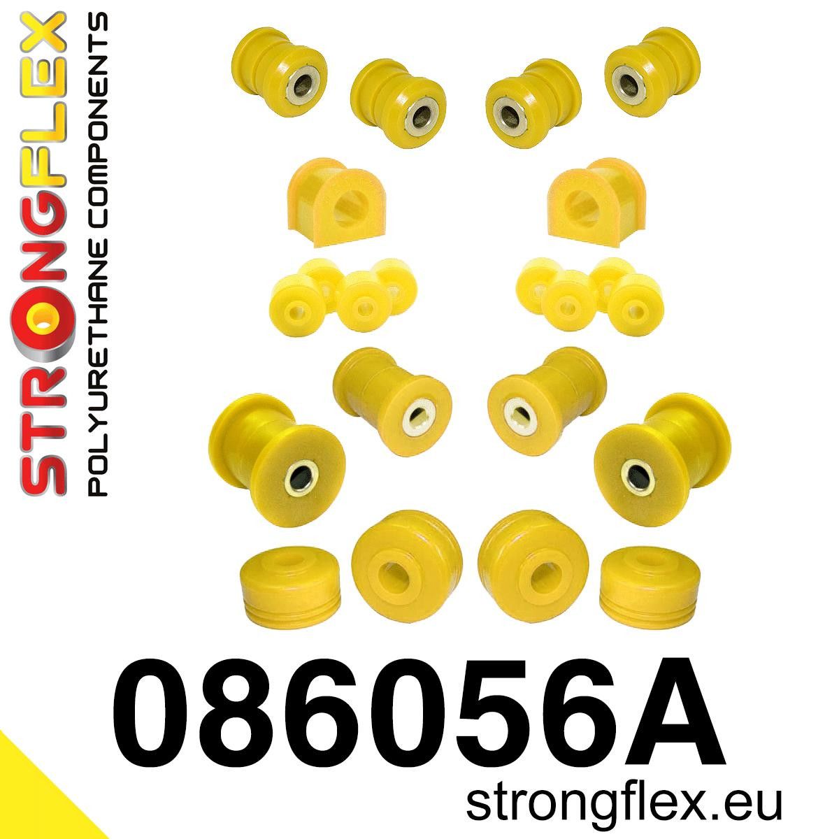 Kit bucse poliuretan Strongflex suspensie fata SPORT - Honda Civic - 086056A