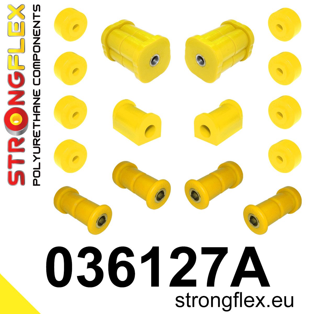 Kit bucse poliuretan Strongflex suspensie spate SPORT - BMW Seria 3 - 036127A