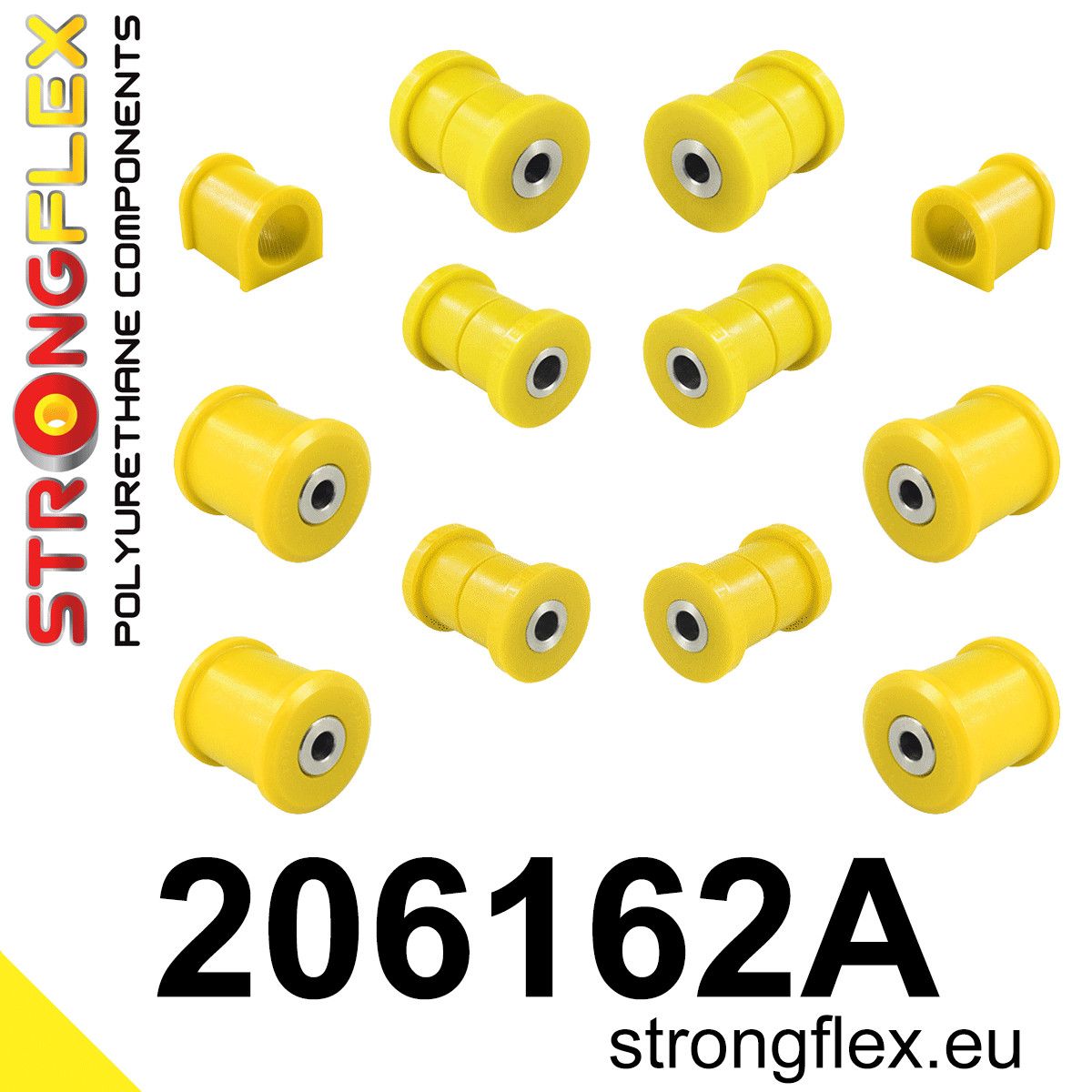 Piesa poliuretan Strongflex - frontala and Kit bucse suspensie spate SPORT - Suzuki Vitara - 206162A