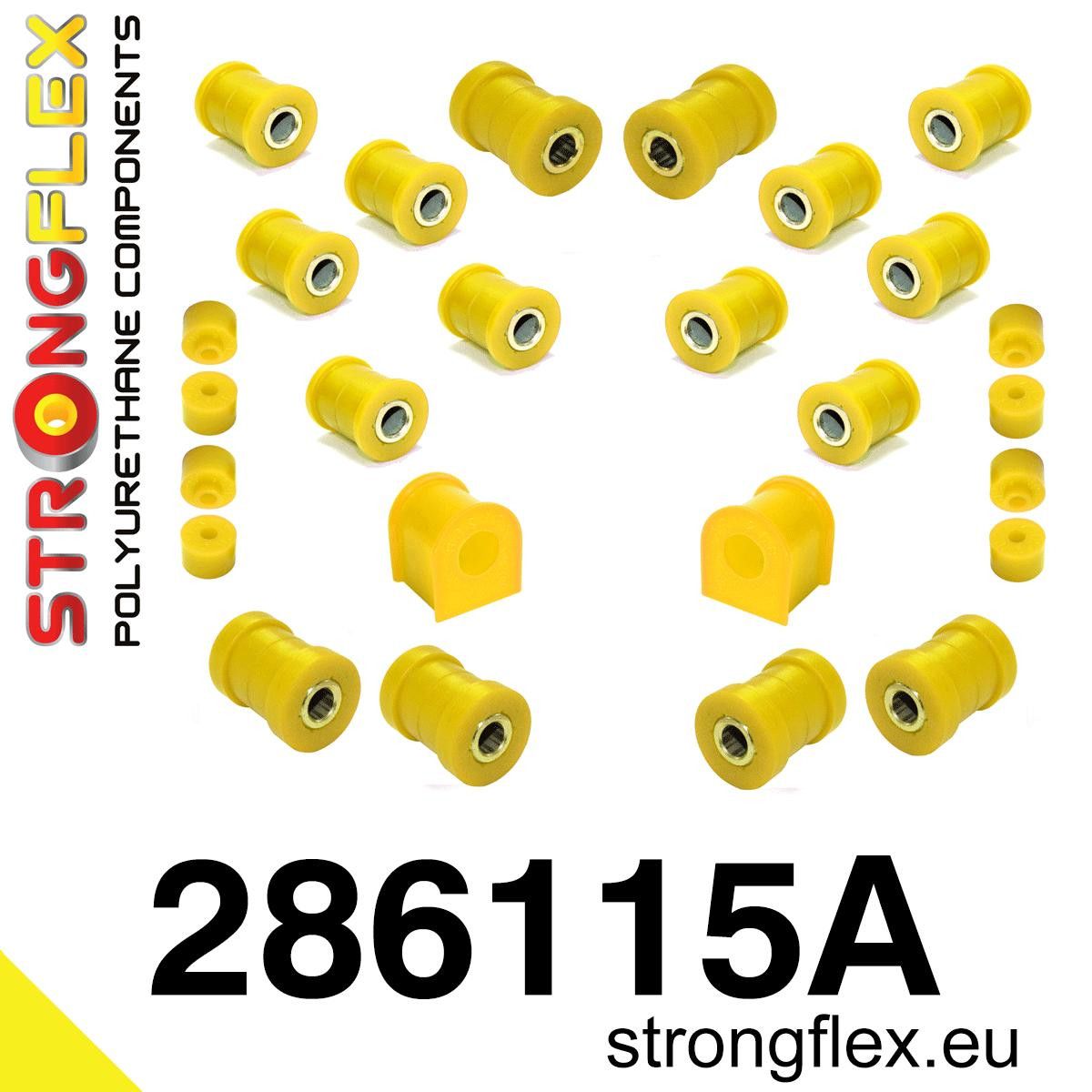 Kit bucse poliuretan Strongflex suspensie spate SPORT - Nissan Silvia / 200SX, Skyline - 286115A