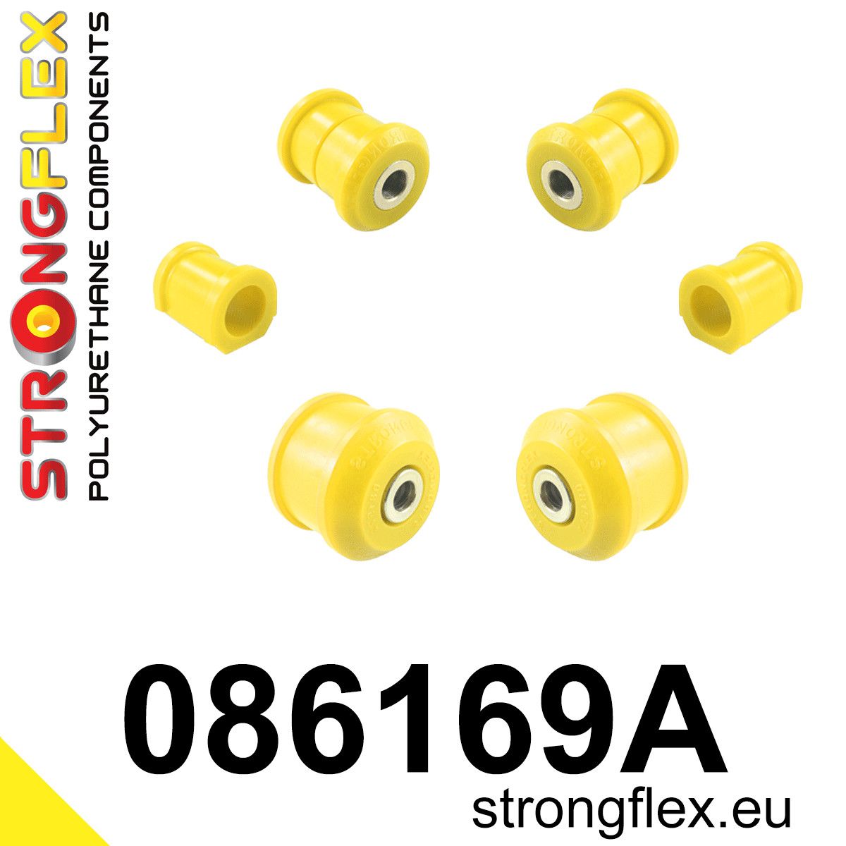 Kit bucse poliuretan Strongflex suspensie fata SPORT - Honda Civic, Integra - 086169A