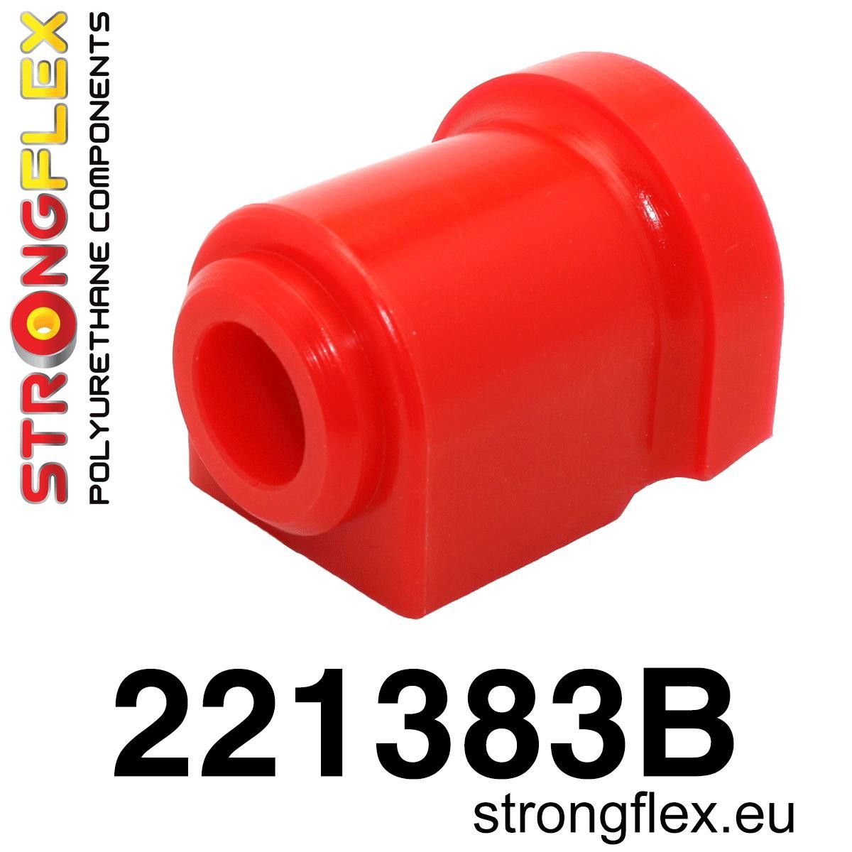Bucsa poliuretan Strongflex posterioara brat suspensie fata - Porsche 924, 944 / Volkswagen Golf, Jetta, Scirocco - 221383B