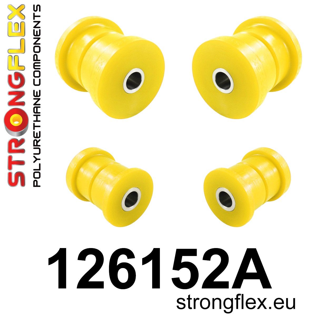 Kit bucse poliuretan Strongflex subcadru spate SPORT - Mitsubishi GTO / 3000GT - 126152A