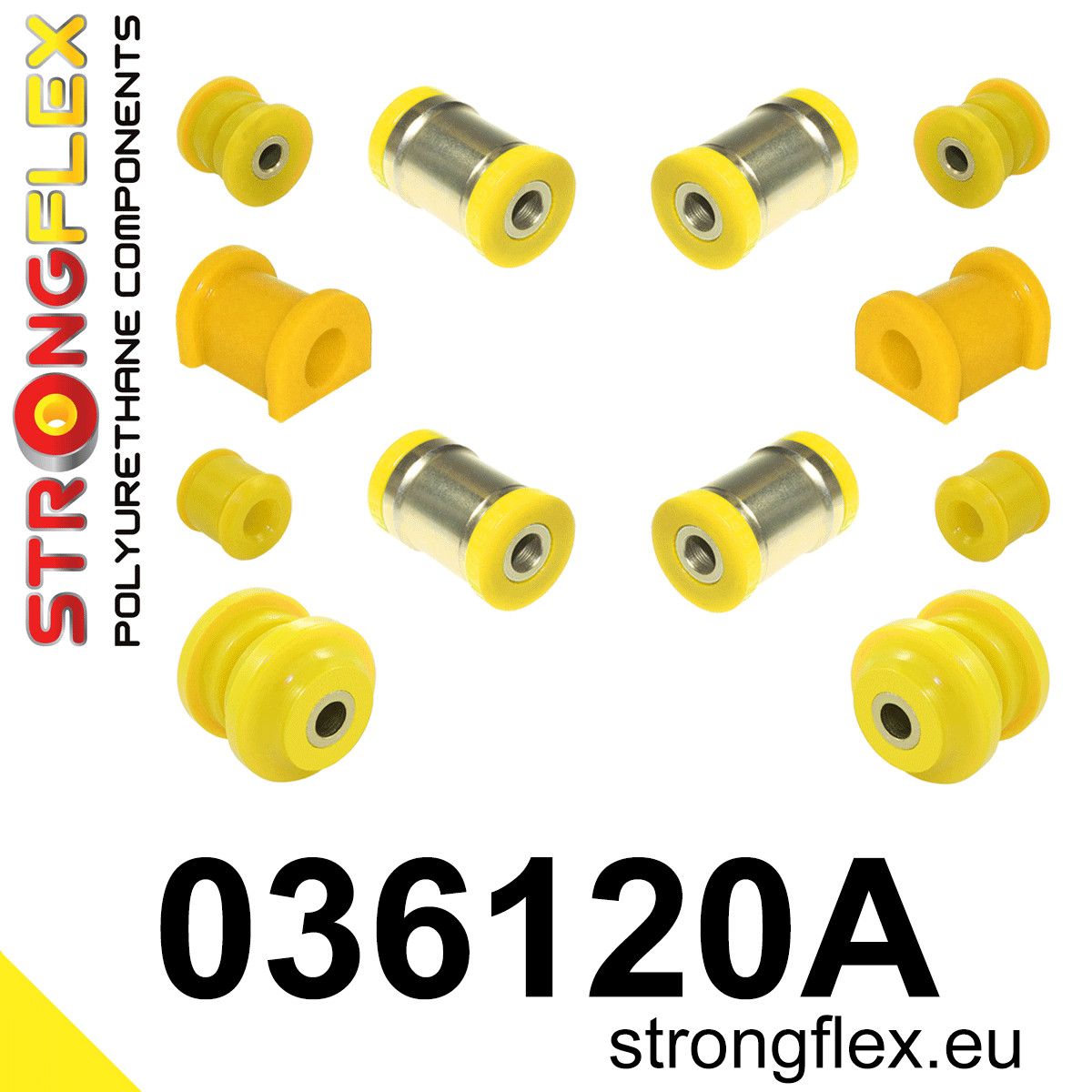 Kit bucse poliuretan Strongflex suspensie spate SPORT - BMW Z1 - 036120A