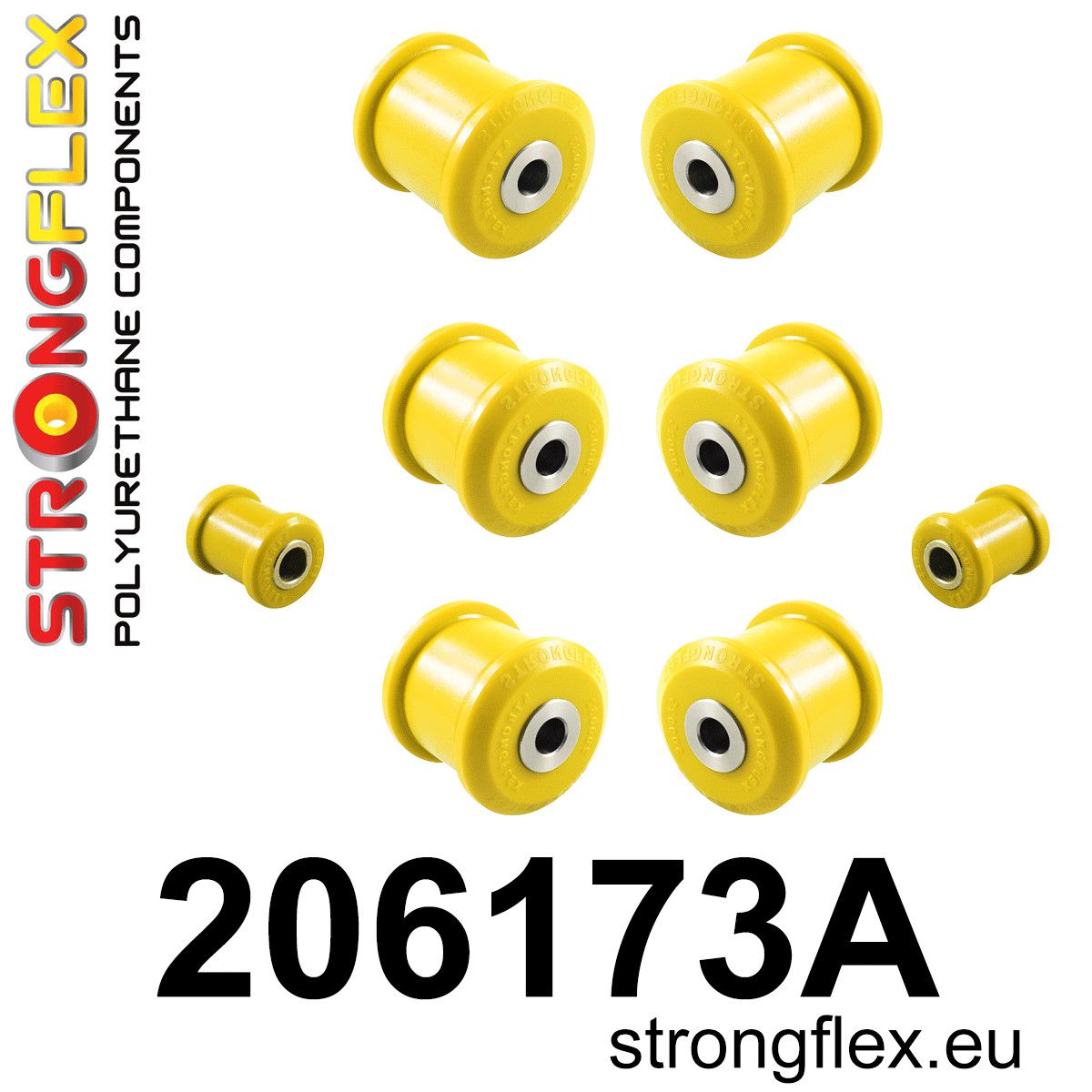 Kit bucse poliuretan Strongflex suspensie spate SPORT - Suzuki Jimny - 206173A