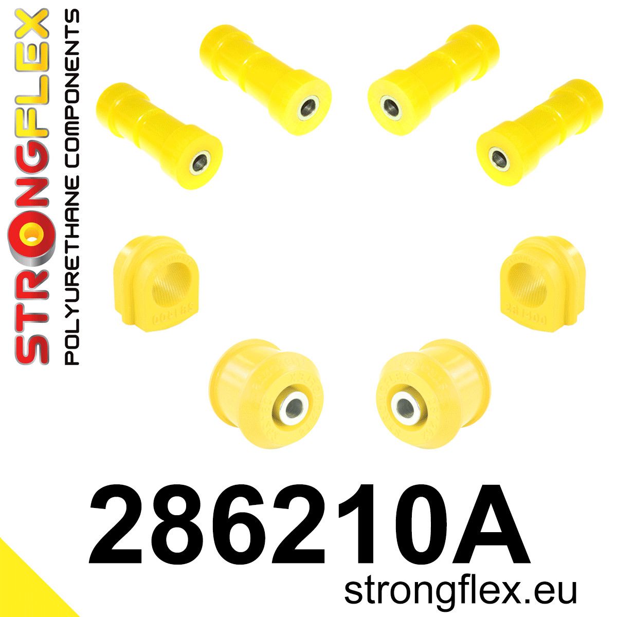 Kit bucse poliuretan Strongflex suspensie fata SPORT - Nissan Skyline - 286210A