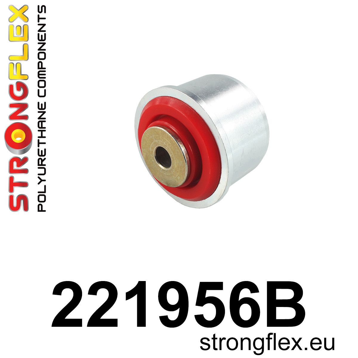 Piesa poliuretan Strongflex - Trailing brat - frontala Bucsa 65mm - Volkswagen Passat - 221956B
