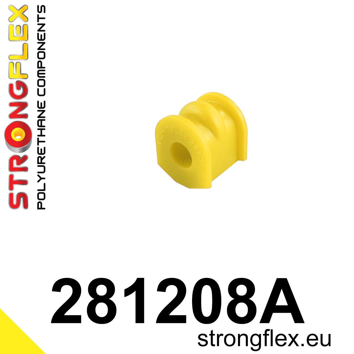 Bucsa poliuretan Strongflex bara stabilizatoare spate SPORT - Nissan Sunny / Pulsar / Sentra / Sabre - 281208A