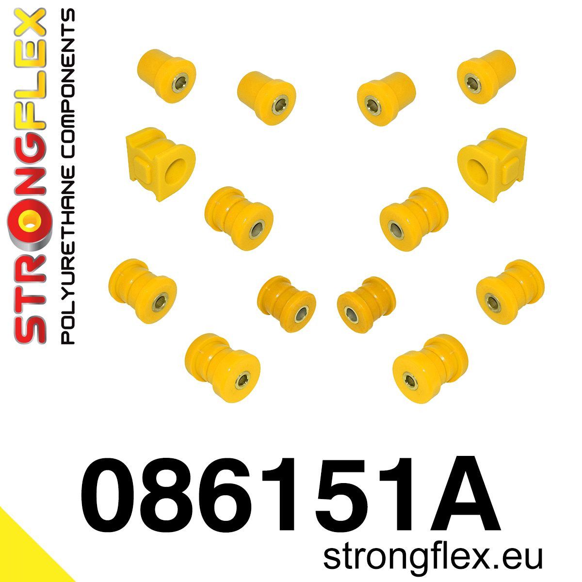 Kit bucse poliuretan Strongflex suspensie spate AP1 SPORT - Honda S2000 - 086151A