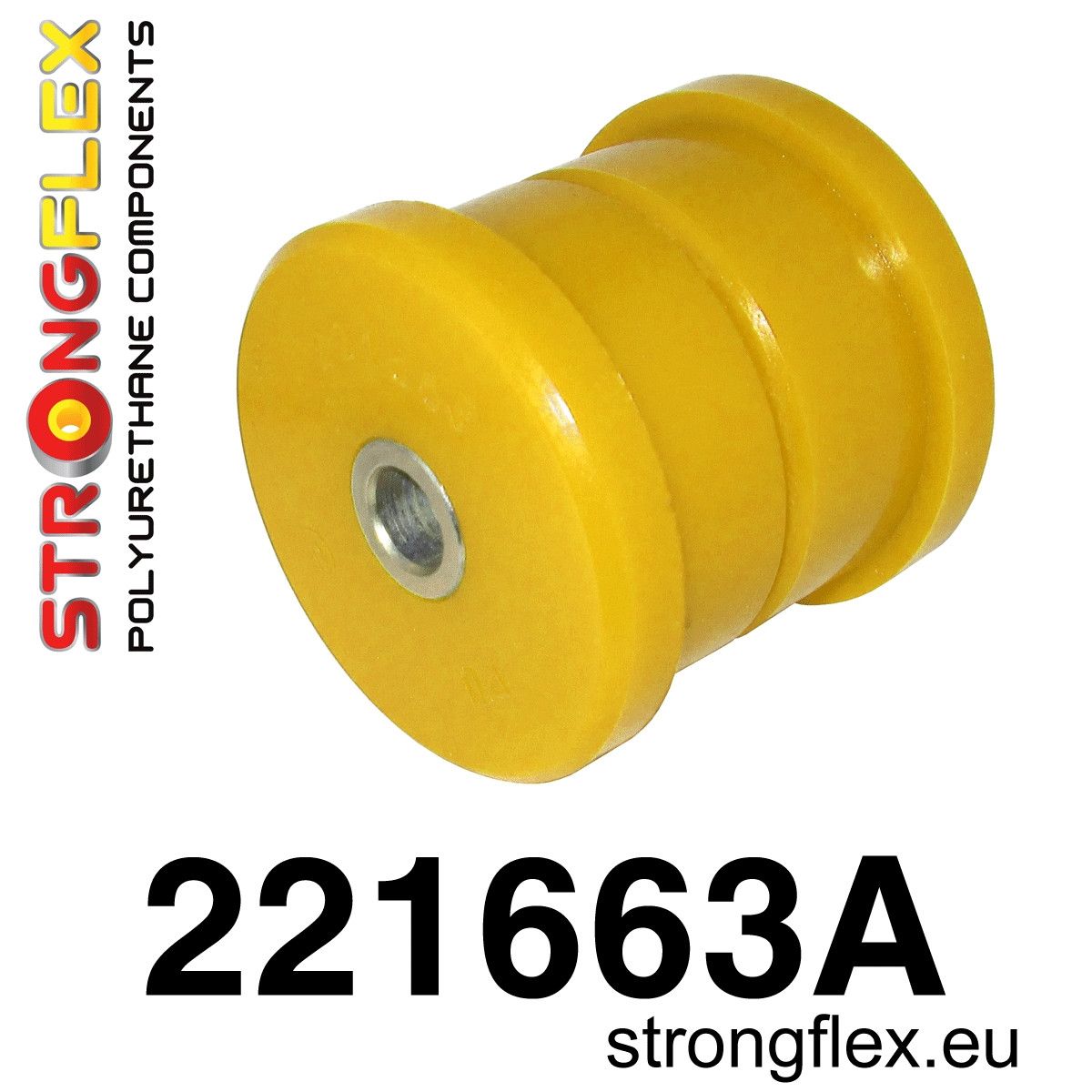 Piesa poliuretan Strongflex - posterioara tie bar to chassis frontala Bucsa SPORT - Audi A3 / S3 / RS3, TT / TTS / TTRS - 221663A